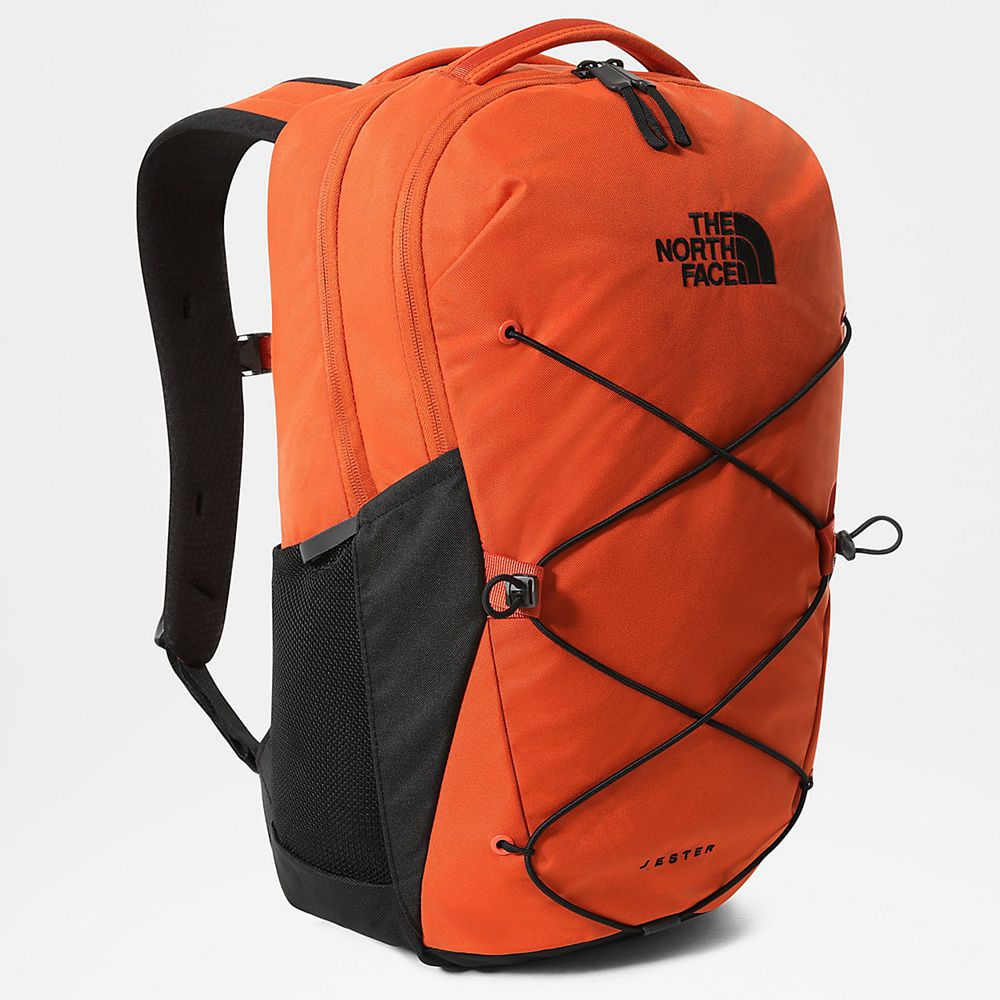 The North Face Backpacks Mens Australia - The North Face Jester Orange / Black (TKQ-195643)